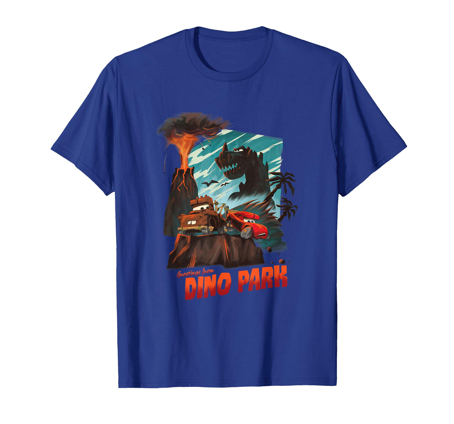 Disney Pixar Cars on the Road Greetings from Dino Park T-Shirt