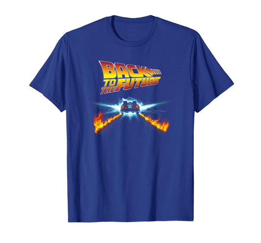 Back to The Future Delorean and Logo T-Shirt