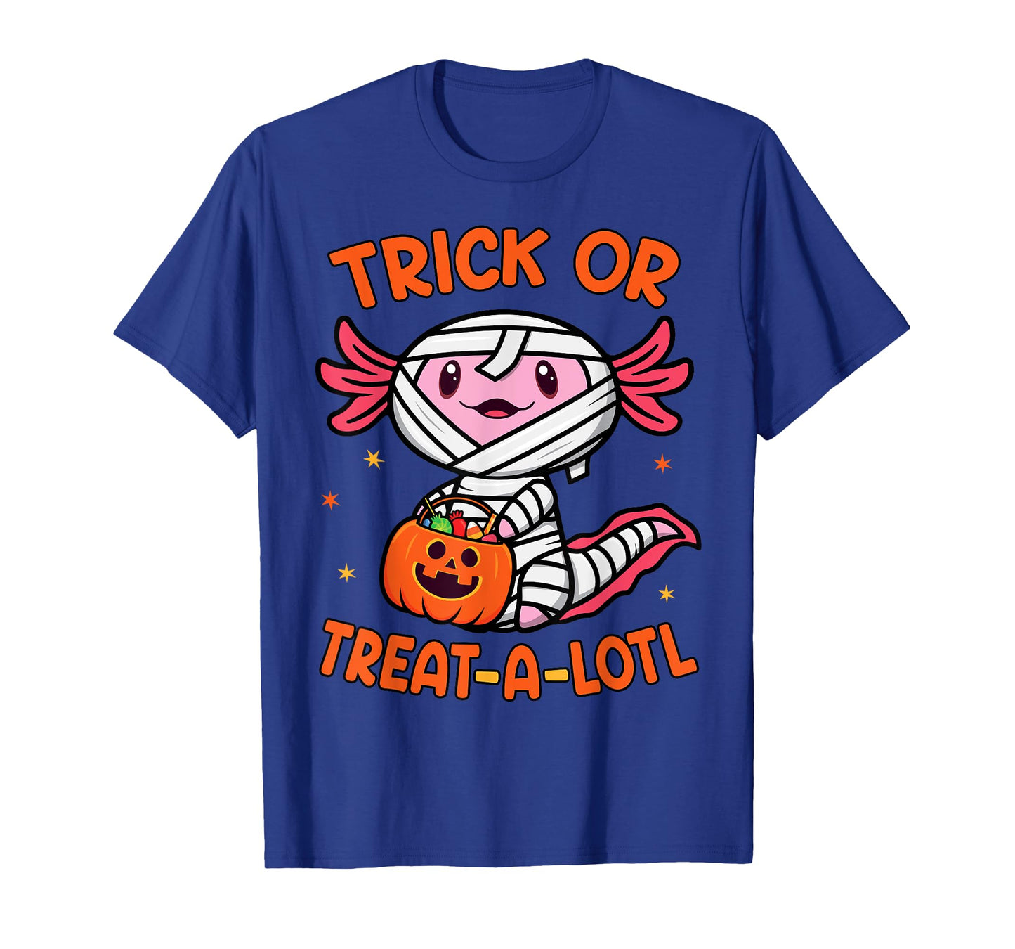 Trick or Treat A Lotl Axolotl Halloween Costume Toddler Kids T-Shirt
