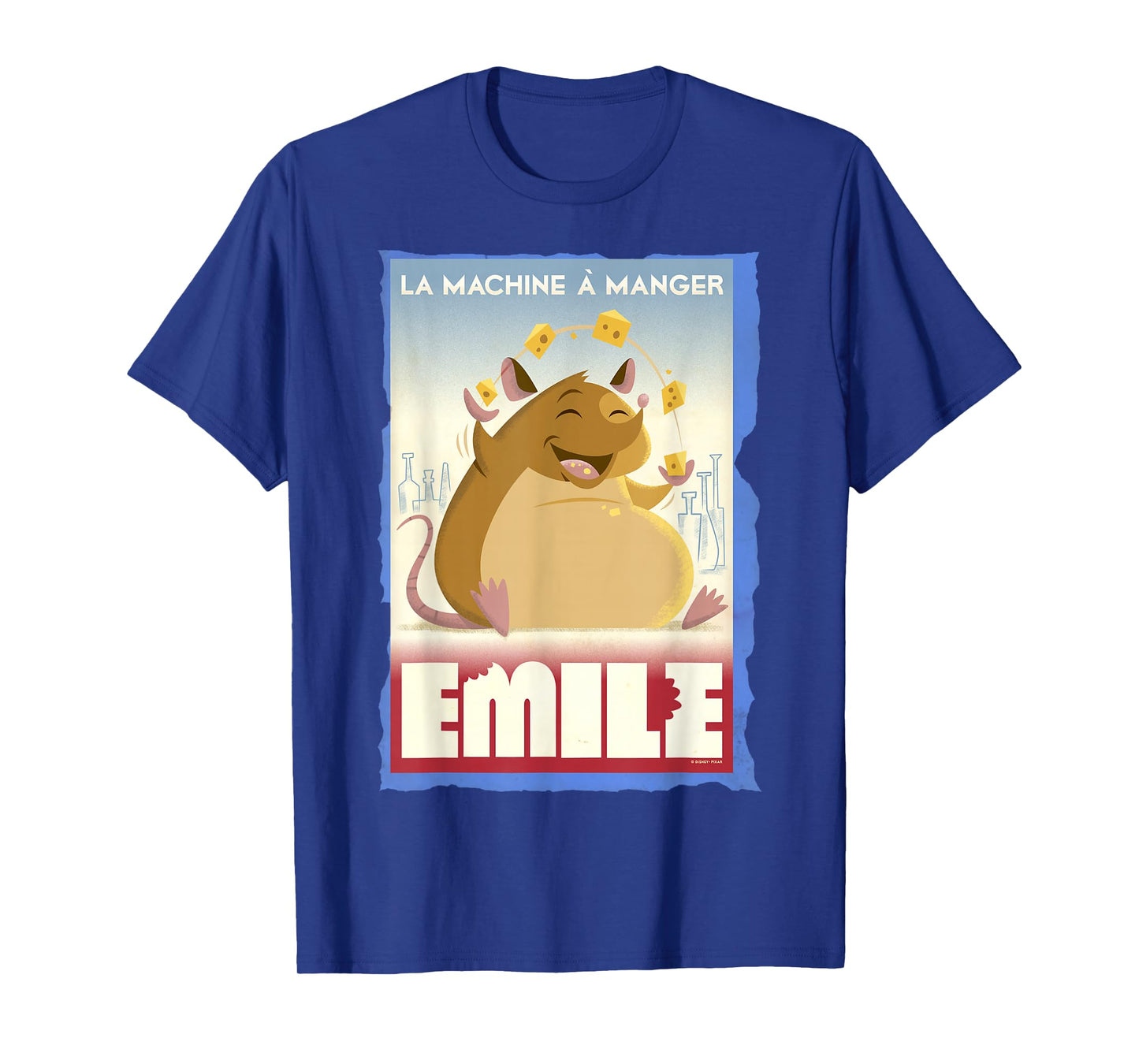 Disney Pixar Ratatouille Emile Eating Poster T-Shirt
