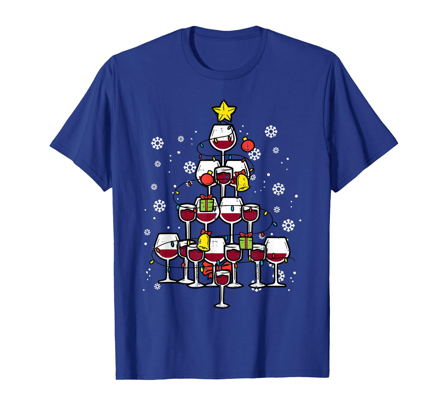Christmas Tree Funny Winter Xmas Women Men Adult T-Shirt