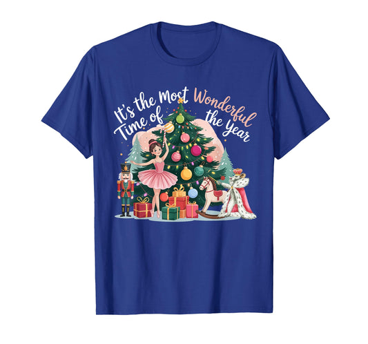 Let's Get This Party Crackin' Nutcracker Pink Christmas Xmas T-Shirt