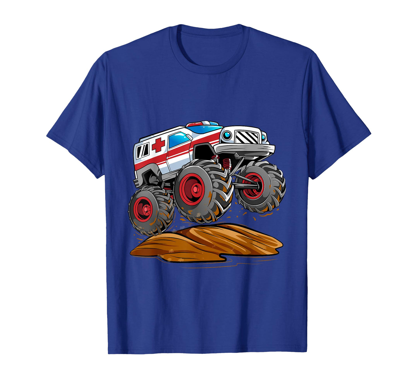 Monster Truck Ambulance Emergency Offroad Vehicles T-Shirt