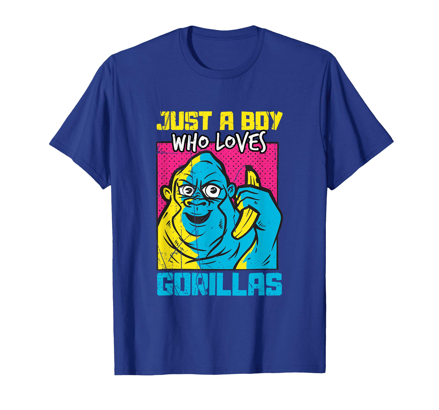 Just A Boy Who Loves Gorillas T-Shirt