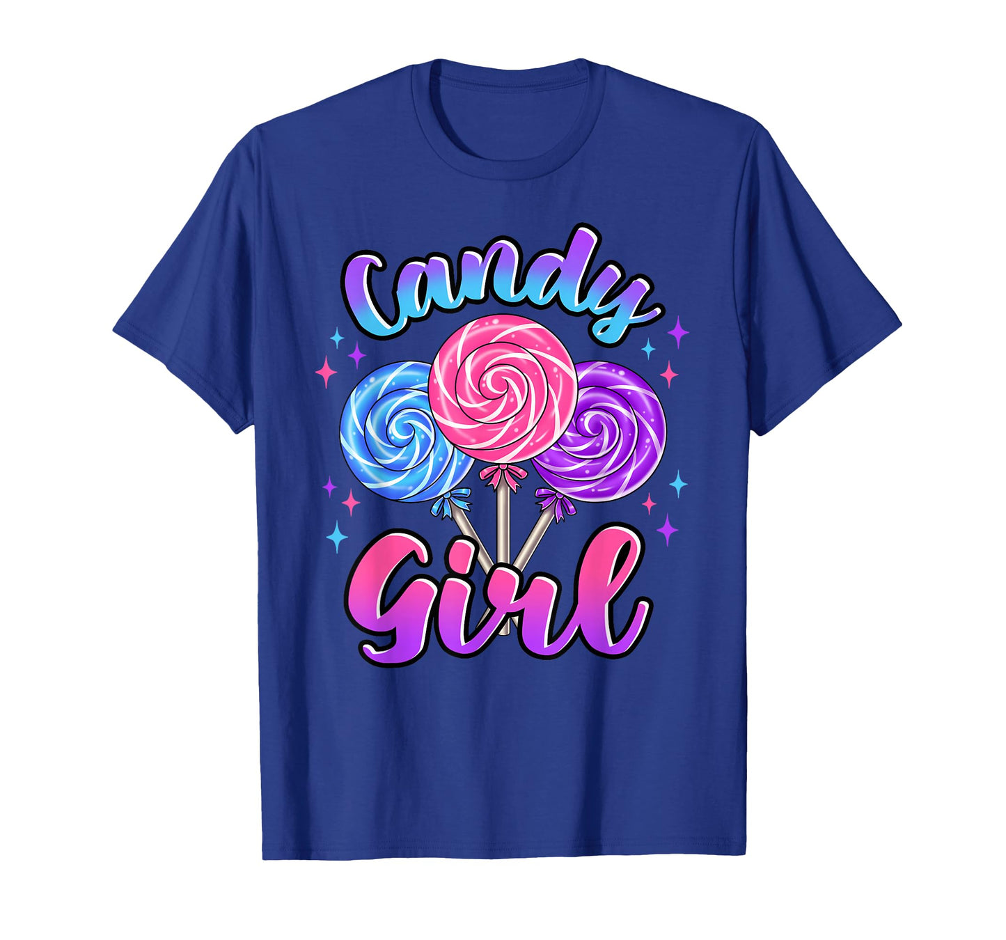 Cute Lollipop Candy Design for Women Girl Toddler Kids T-Shirt