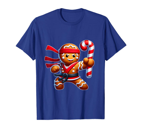Funny Christmas Ninja Gingerbread Ninjabread T-Shirt