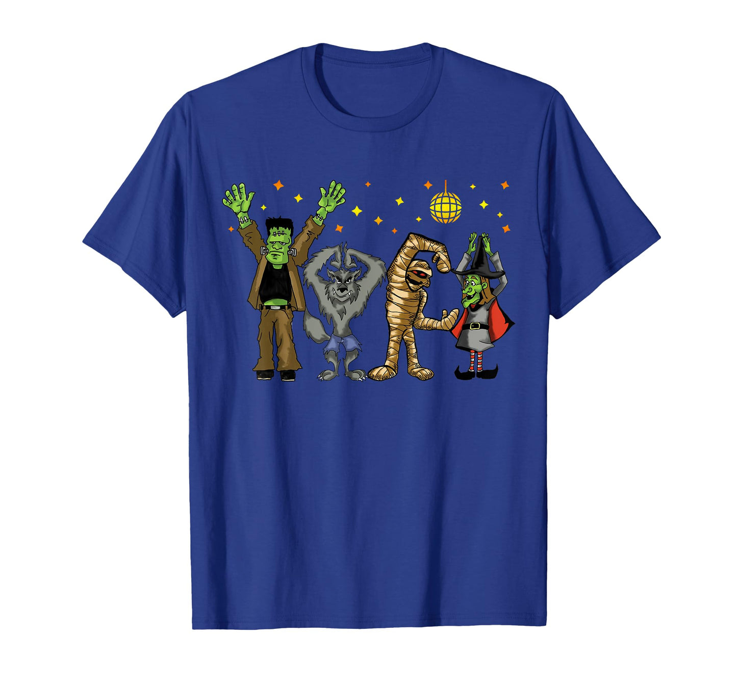 Monster Mash Tshirt Disco Dance Party Halloween Group Tshirt T-Shirt