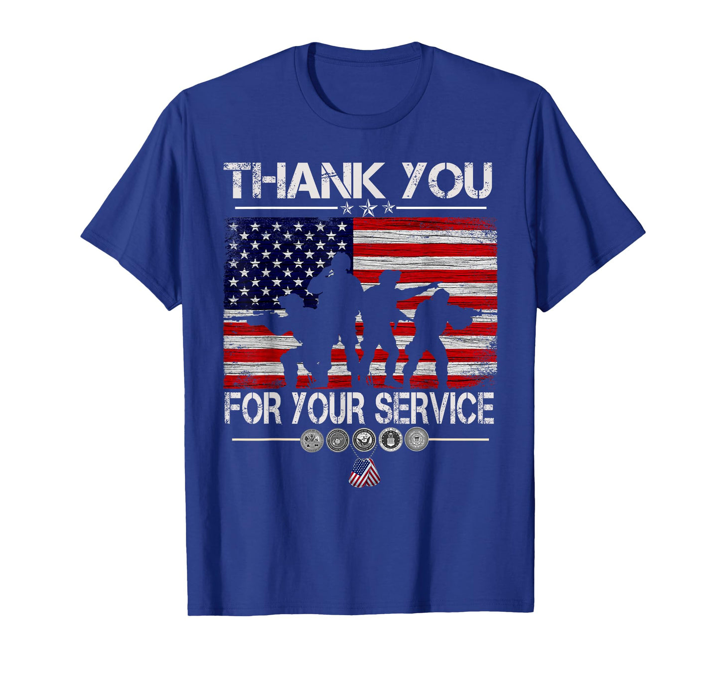Thank You For Your Service Patriotic Veterans Day T-Shirt