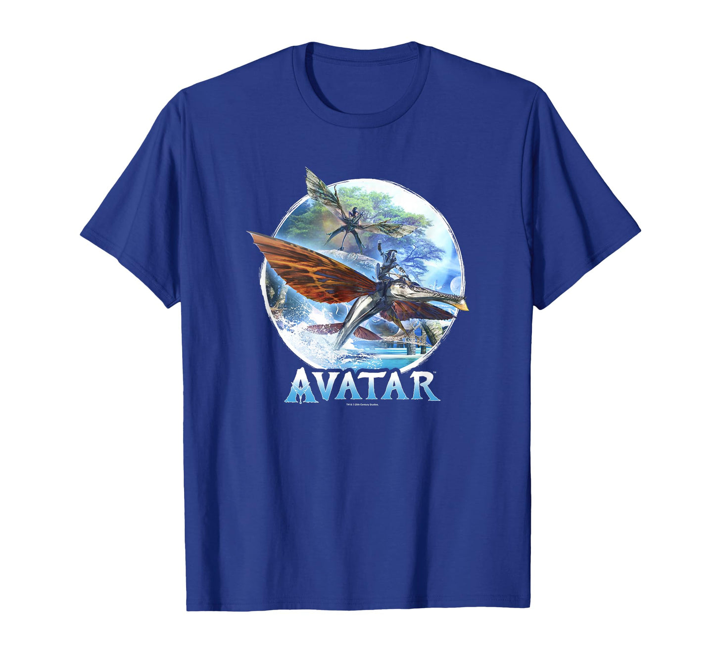 Avatar: The Way of Water Banshee Flight Water Circle T-Shirt