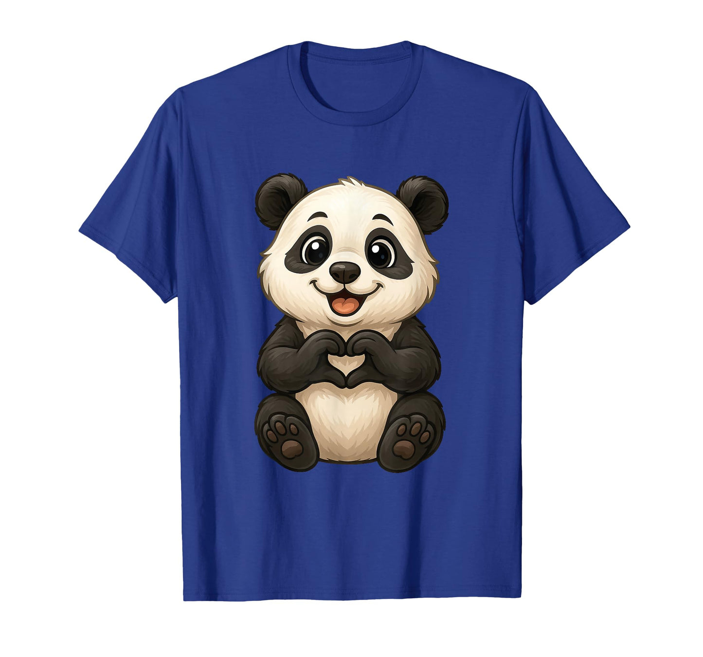 Panda with heart | Sweet panda bear with a heart symbol T-Shirt