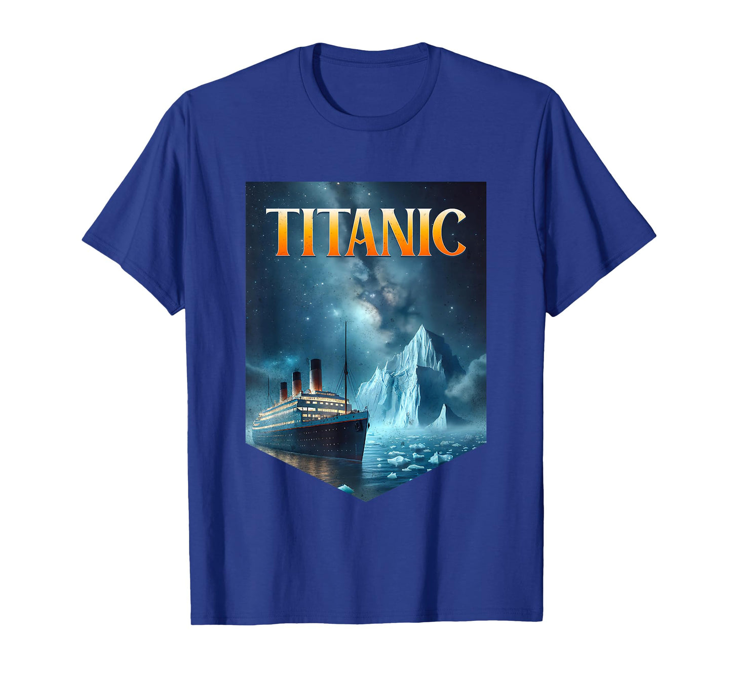 Titanic Cruise Ship Iceberg 1912 RMS Voyage Men Women Kids T-Shirt