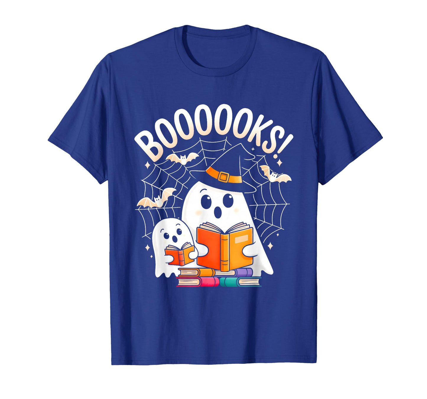 Boooooks Teacher Halloween Costume Book Reader Librarian T-Shirt