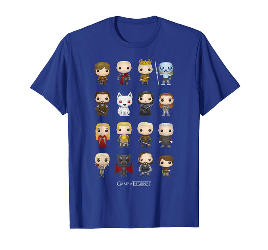 Game Of Thrones Group Shot Pop Art Figures T-Shirt