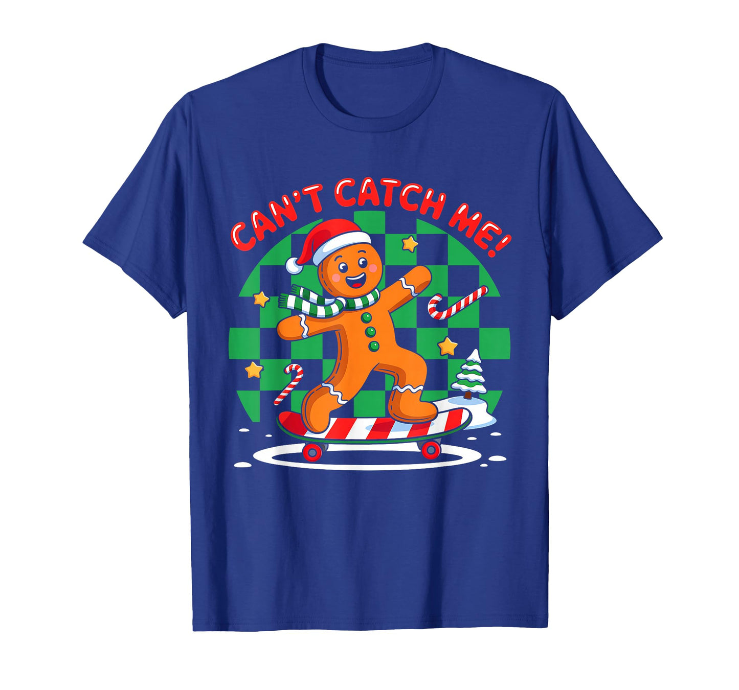 Can't Catch Me Gingerbread Christmas Cookies Toddler Boys T-Shirt