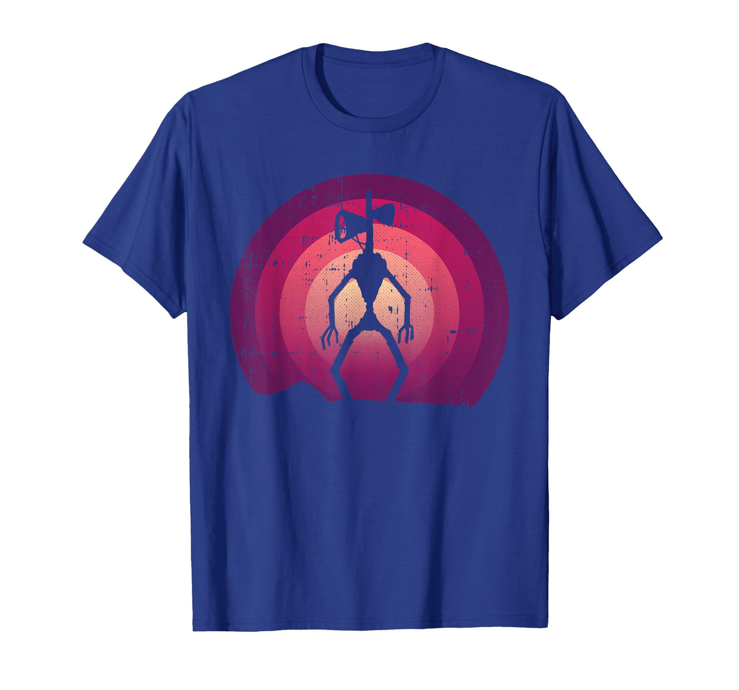 Siren Head Lazy Halloween Costume Retro Cryptid Creepy T-Shirt