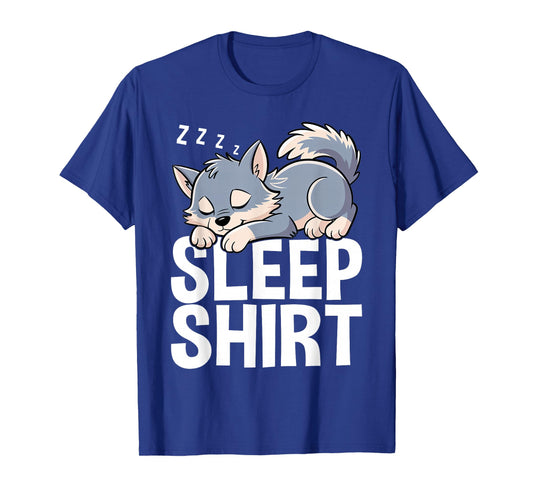 Wolf Nap Sleeping Pajama Nightgown T-Shirt