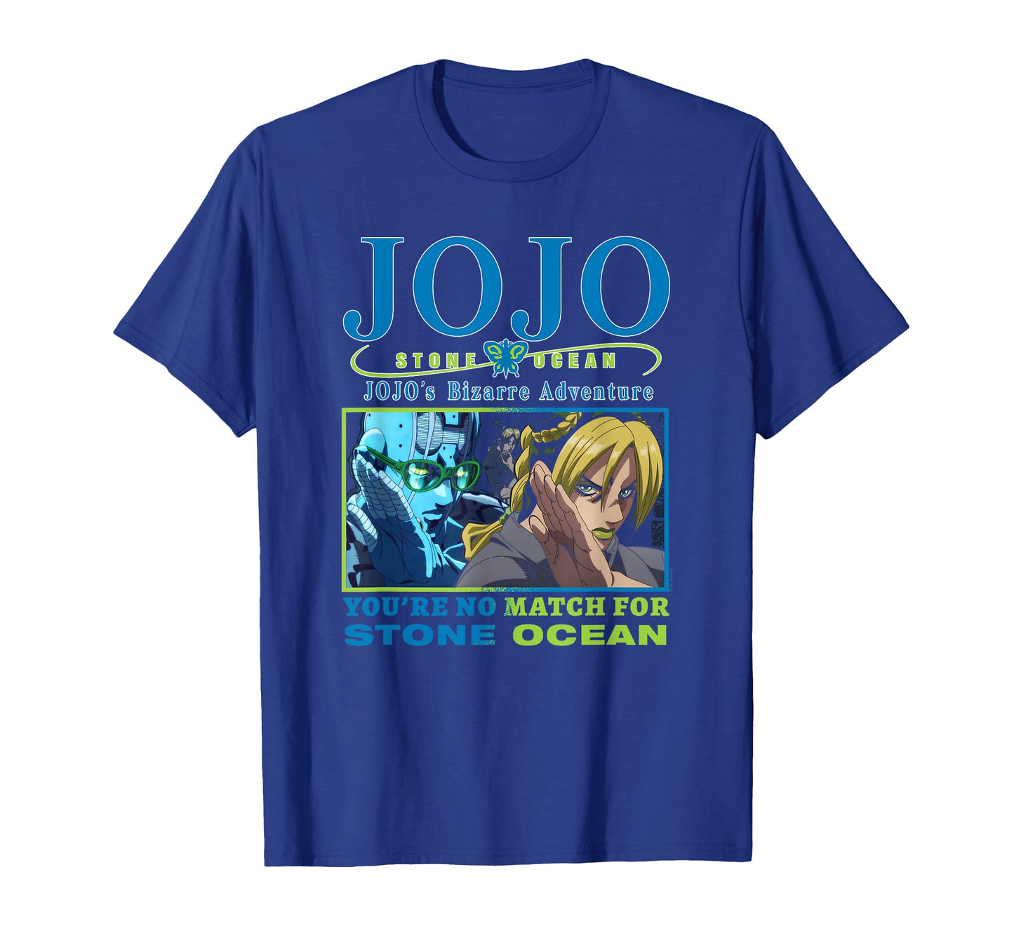 JoJo's Bizarre Adventure No Match for Stone Ocean Anime T-Shirt