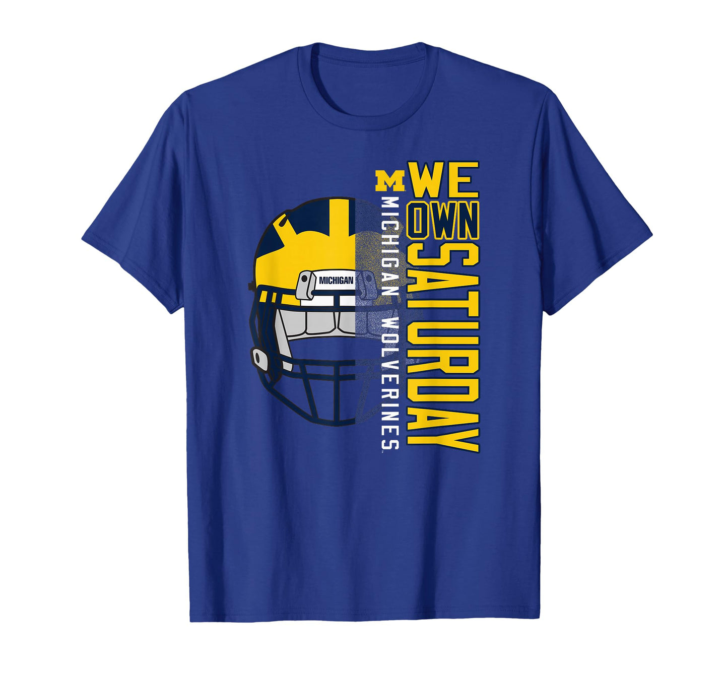 Michigan Wolverines Football Saturdays Dark Heather T-Shirt