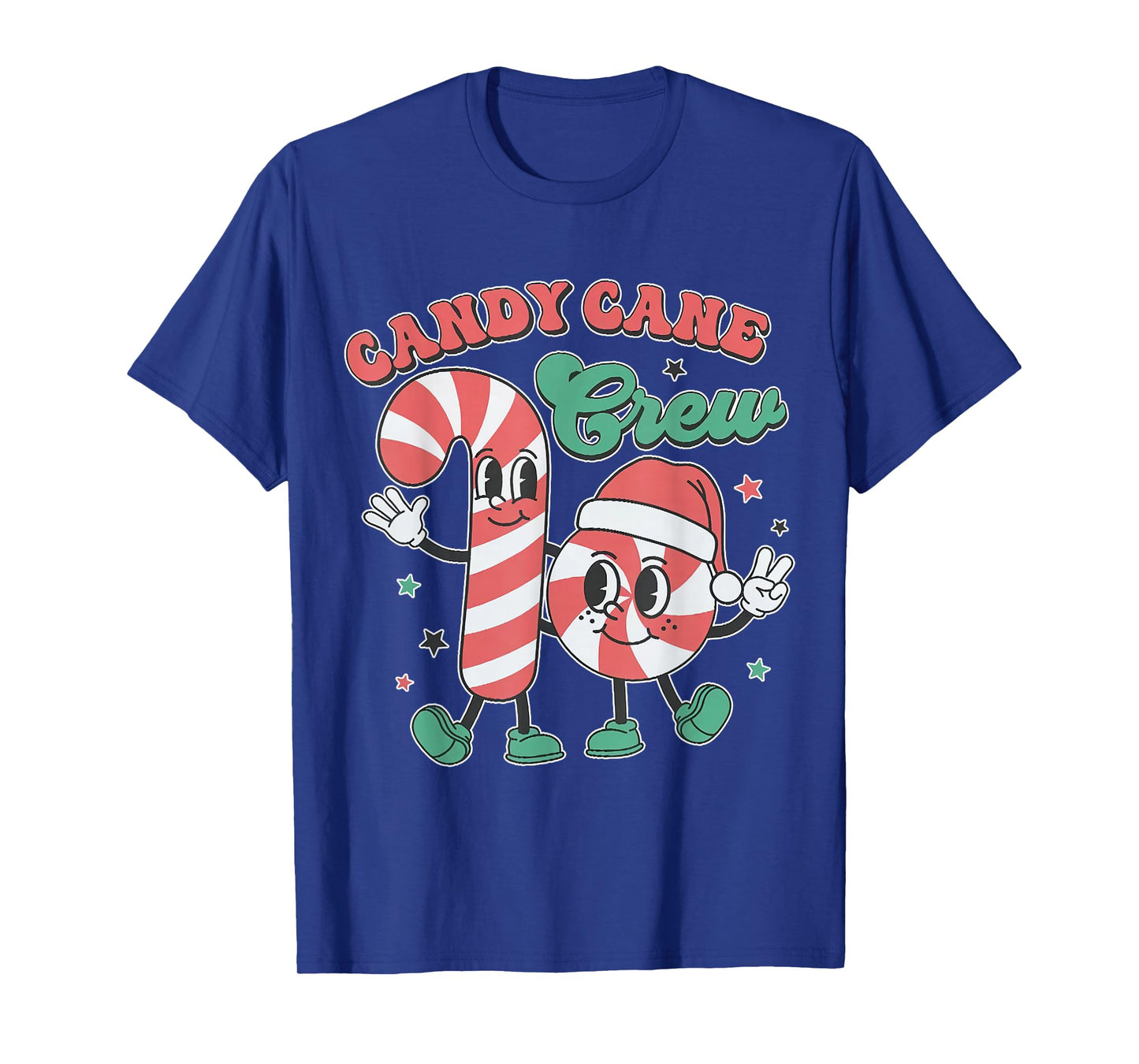 Candy Cane Crew - Funny Christmas Holiday Men Women T-Shirt