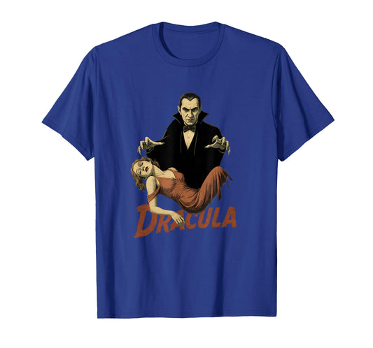 Vintage Dracula Horror Movie - Classic Monster Retro Design T-Shirt