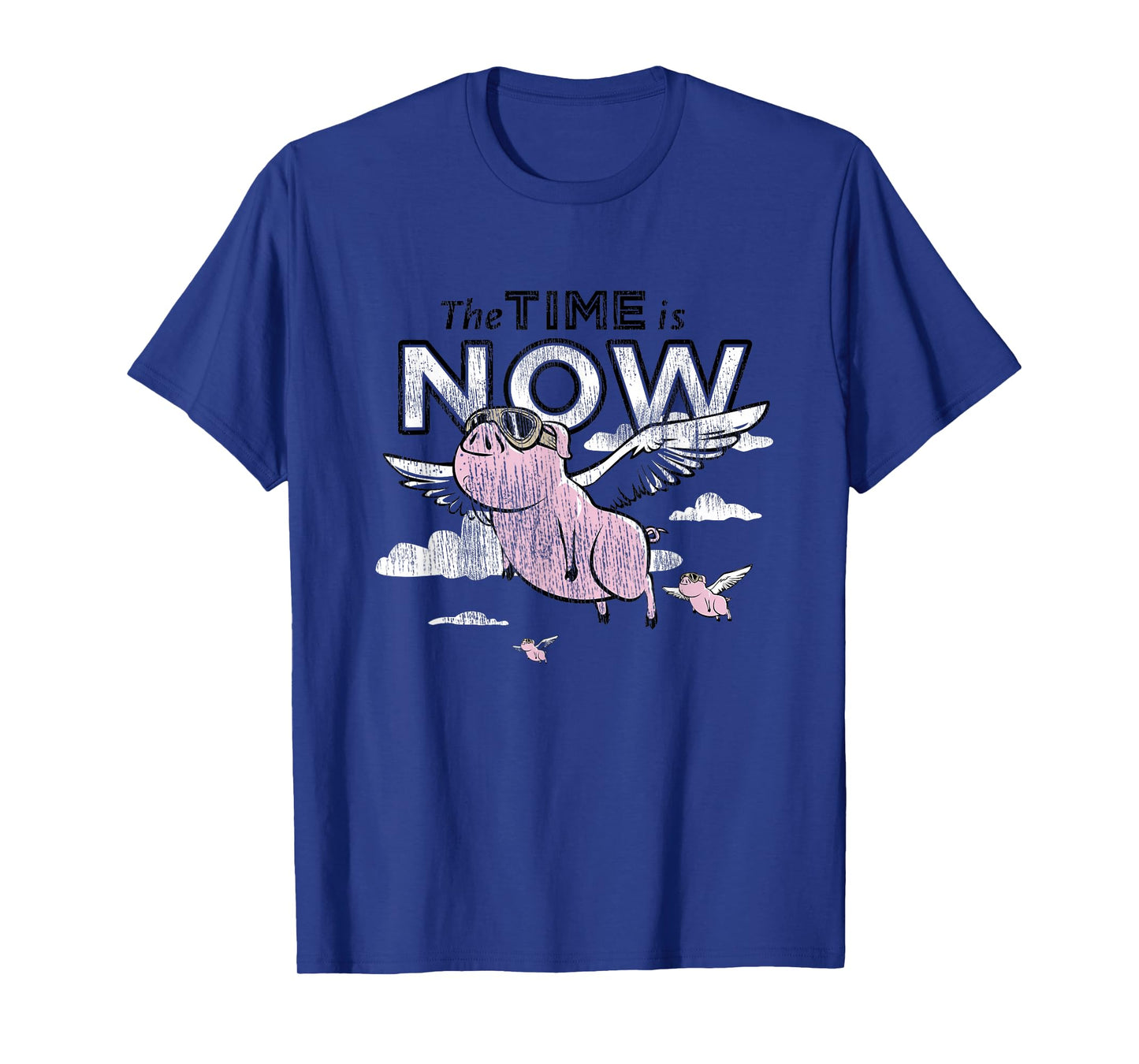 The Time is Now Flying Pig T-Shirt