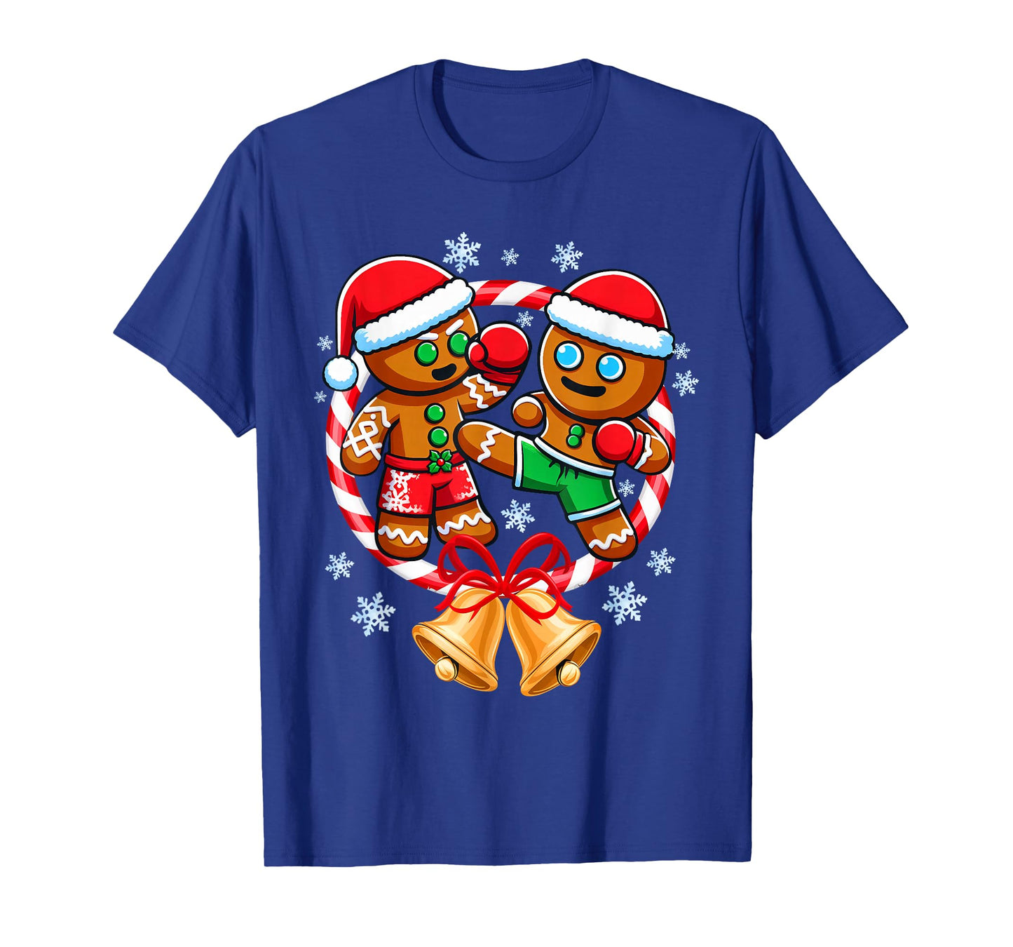 Funny Gingerbread Cookies Christmas Funny Fighting Muay Thai T-Shirt