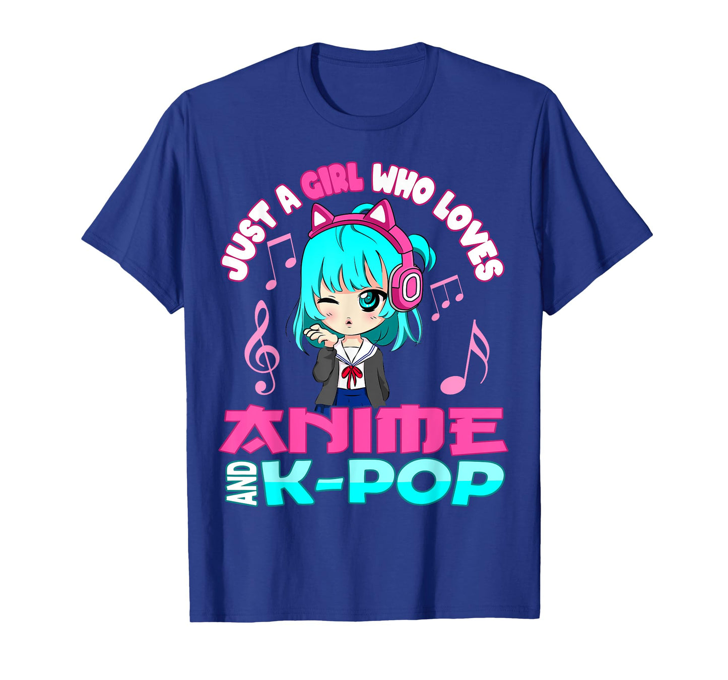 Anime and K-Pop Musik Manga Kawaii Chibi Merch KPOP Otaku T-Shirt