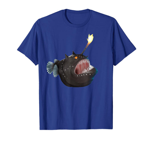 realistic Anglerfish Creatures Deep Sea Monster Angler Fish T-Shirt