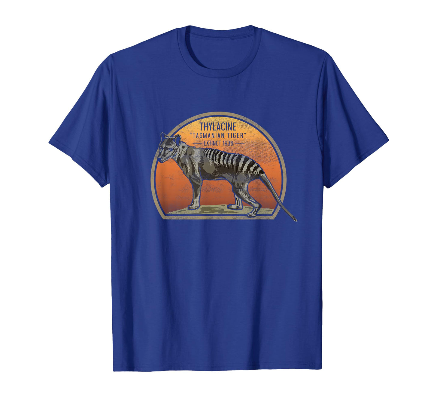 Tasmanian Tiger Thylacine T Shirt Wolf Australian Extinct T-Shirt