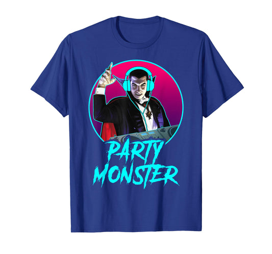 Universal Monsters Dracula Party Monster DJ T-Shirt