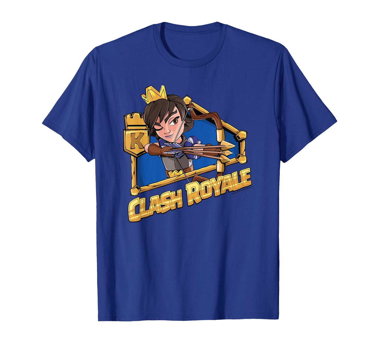 Clash Royale Tower Princess Shooting Arrows Logo T-Shirt