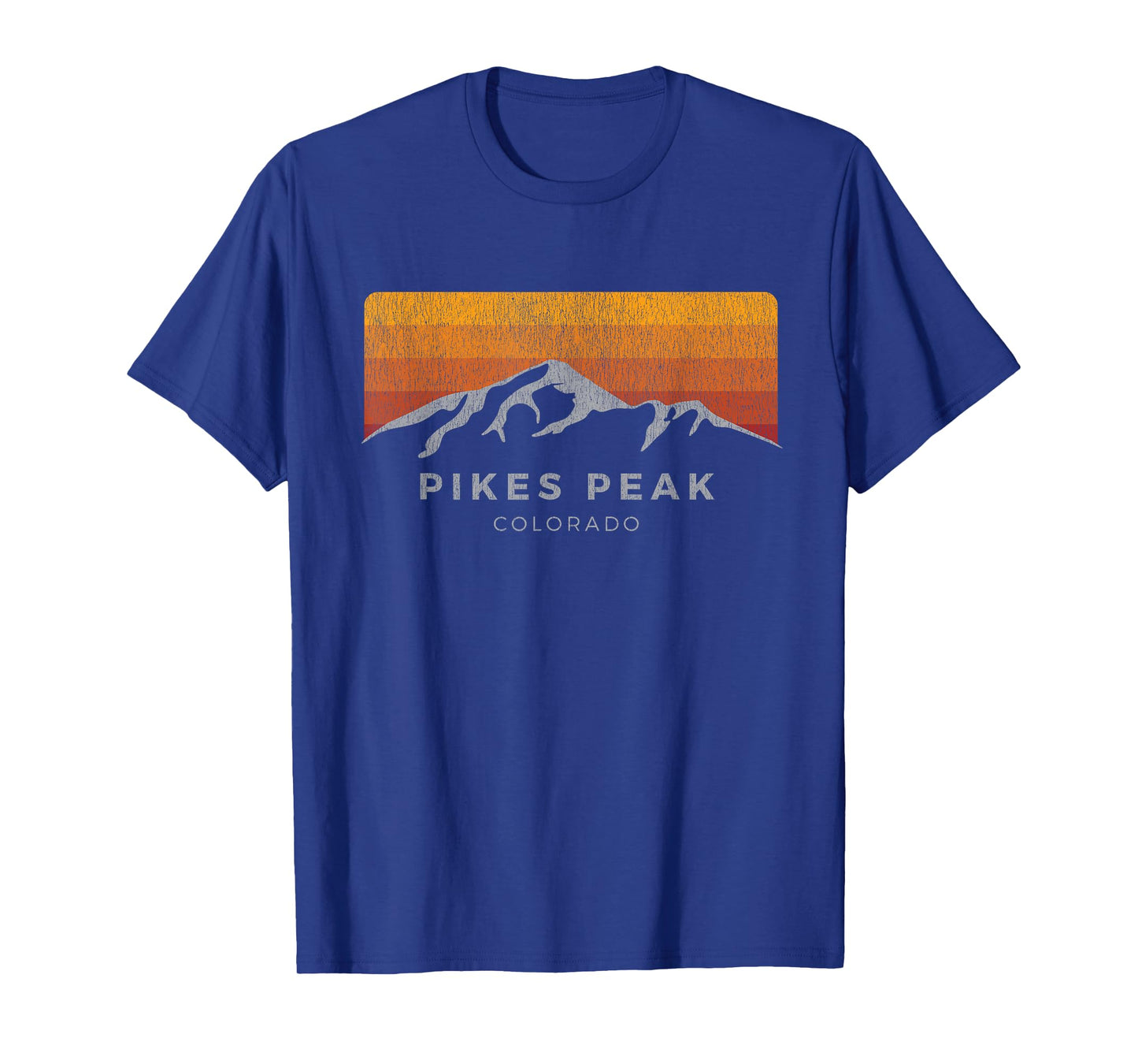 Distressed Colorado Pikes Peak T Shirt: Summer Edition Men Women T-Shirt