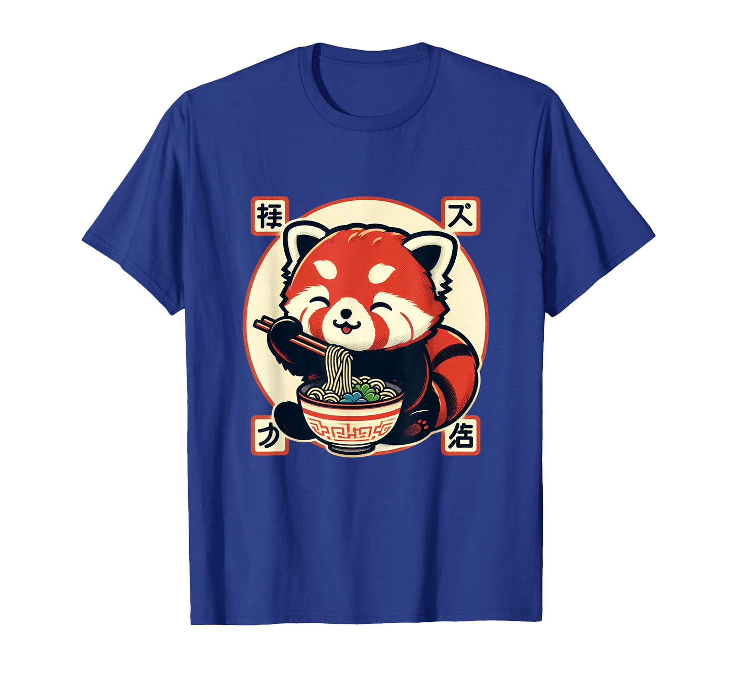 Red Panda Ramen Kawaii Neko Japanese Noodles Aesthetic T-Shirt