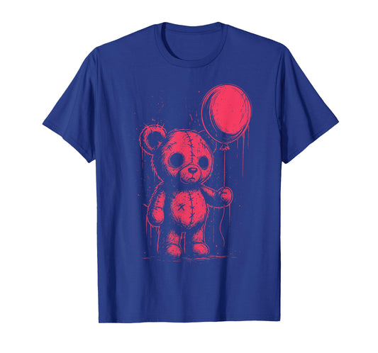 Creepy Cute Teddy Bear Pastel Goth Grunge Horror Lover T-Shirt