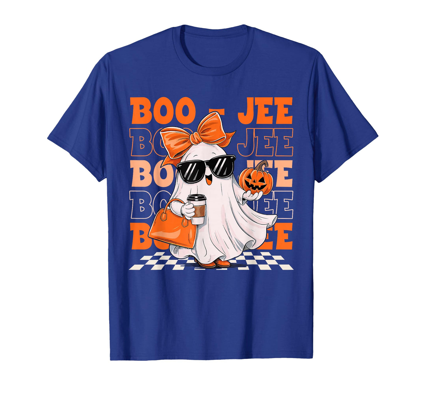 Cute Ghost Boujee Boo-Jee Funny Halloween Spooky Season T-Shirt