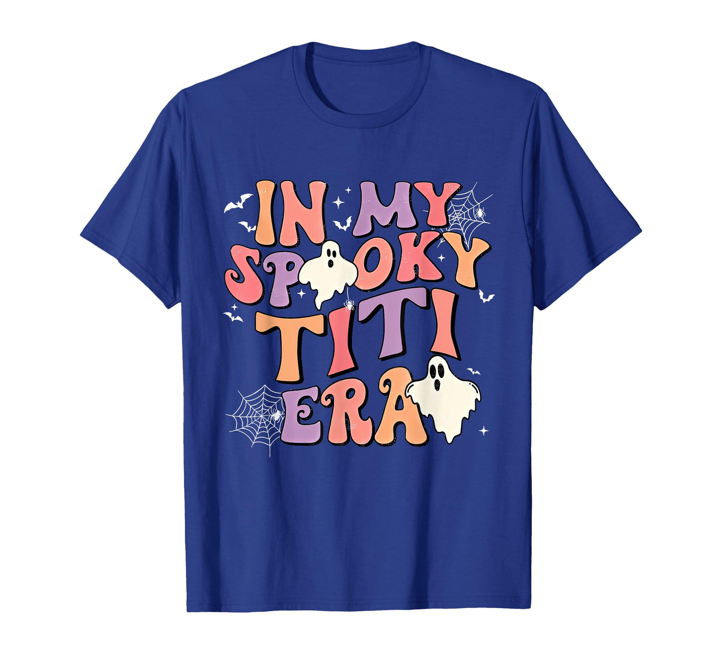 In My Spooky Titi Era Halloween Groovy Witchy Spooky Auntie T-Shirt