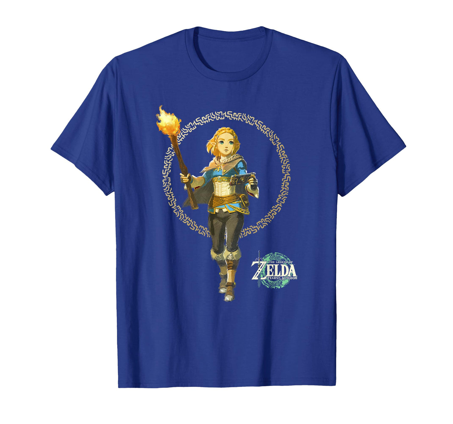 The Legend of Zelda Tears Of The Kingdom Zelda Runes Circle T-Shirt