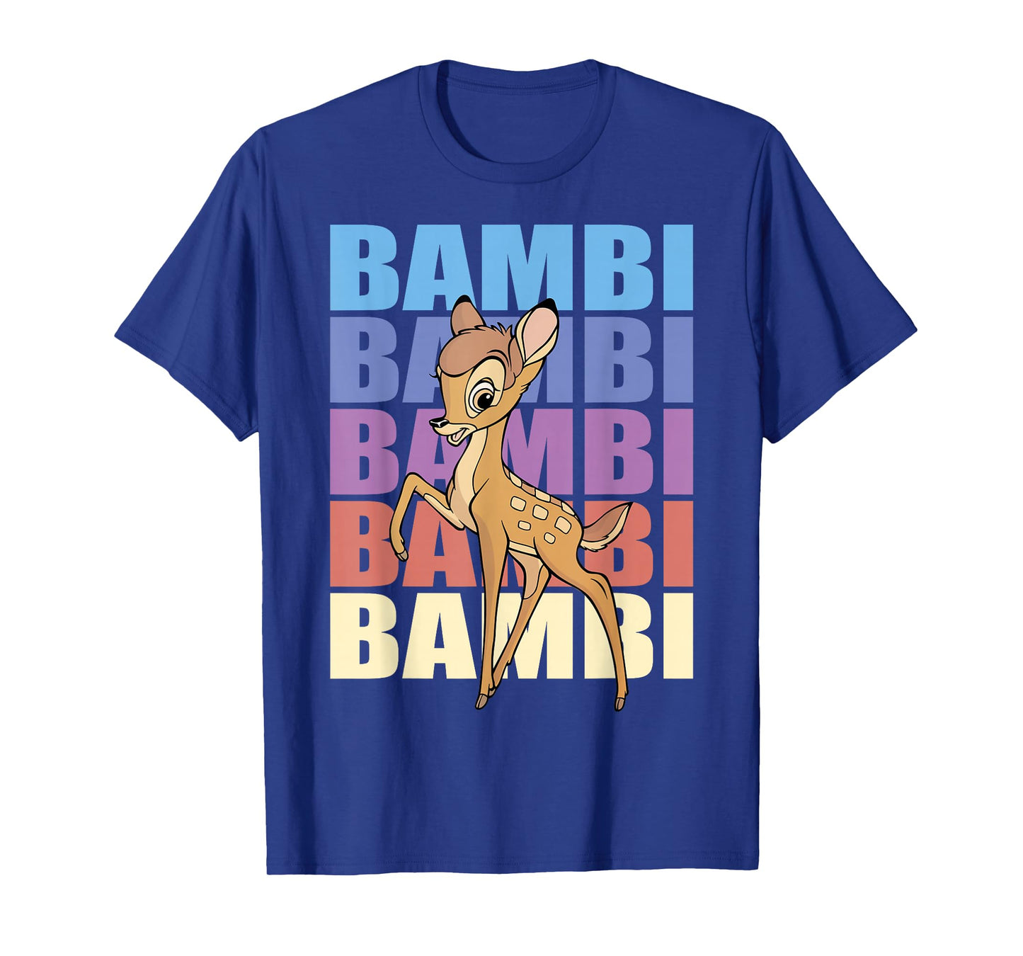 Disney Bambi Name Stack Portrait T-Shirt