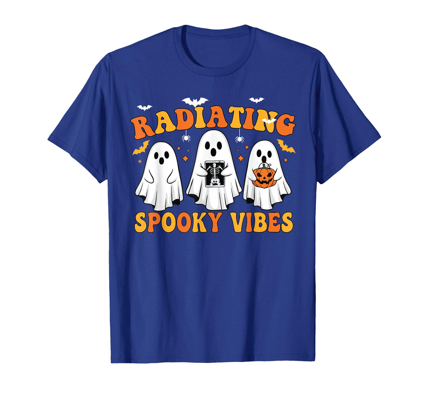 Halloween Radiating Spooky Vibes Ghost X-ray Radiology Tech T-Shirt