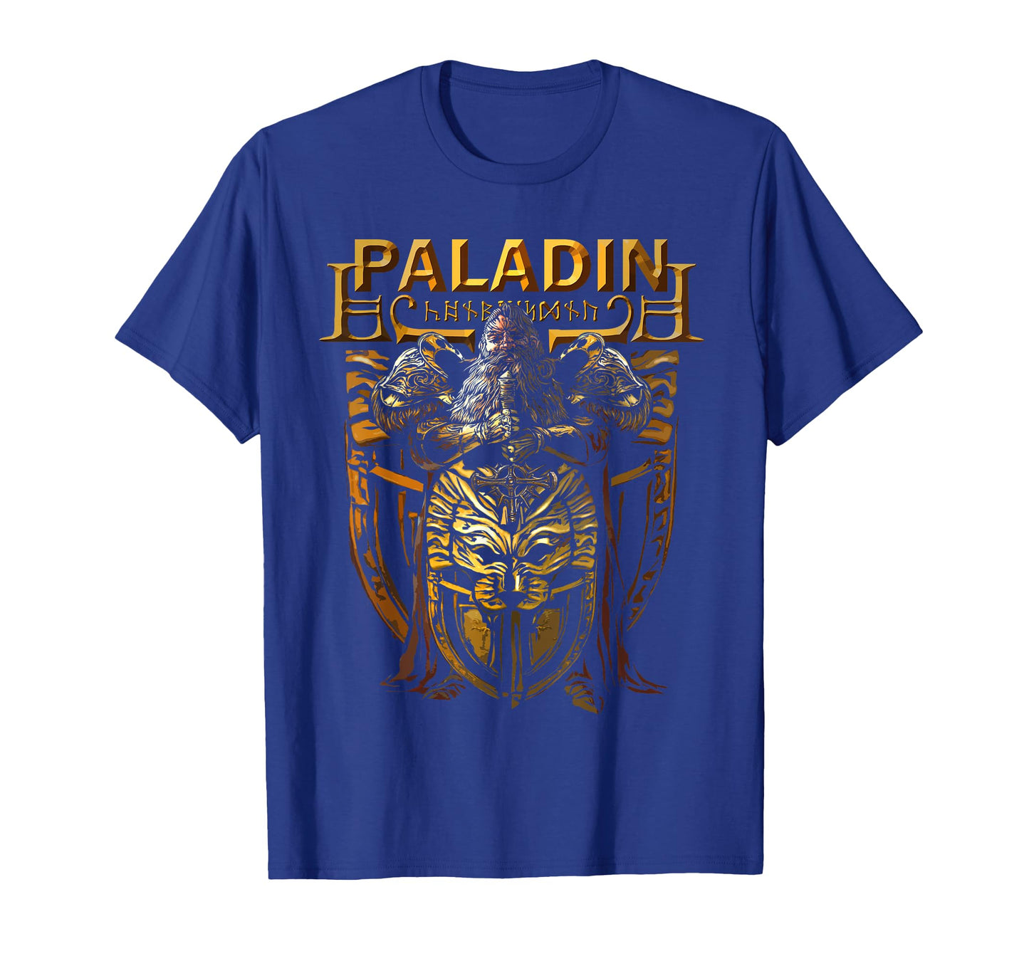 Dwarven Paladin, Dwarf Knight, Tabletop RPG Fantasy Gamers T-Shirt
