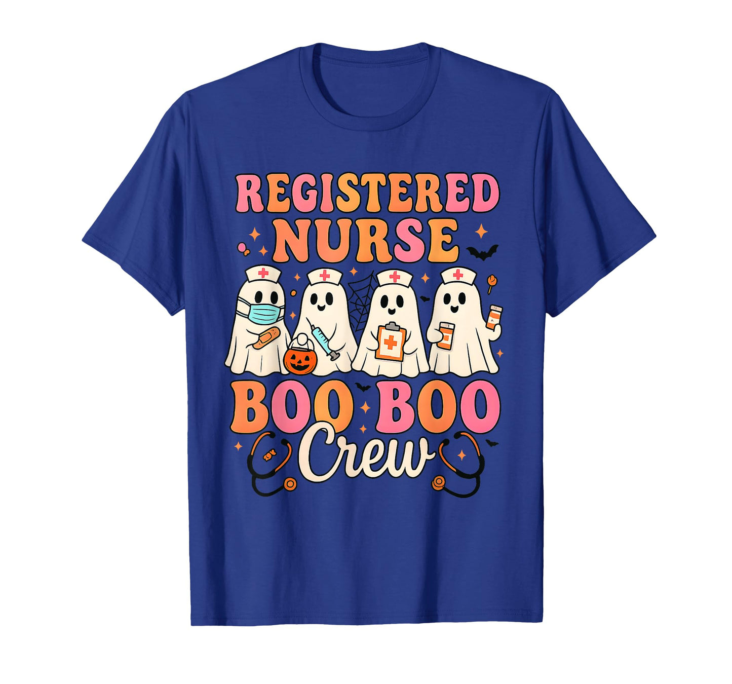 RN - Registered Nurse Boo Boo Crew Halloween Ghost T-Shirt
