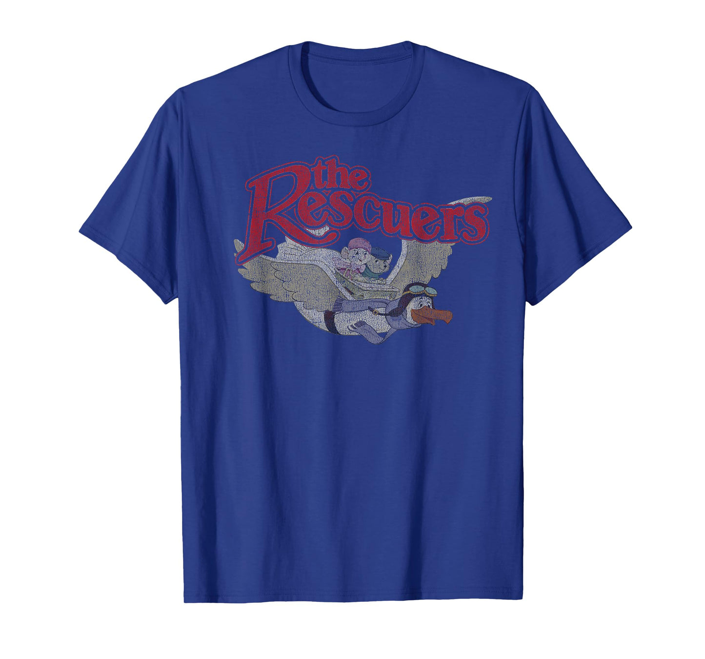Disney The Rescuers Down Under Group Shot Movie Logo T-Shirt