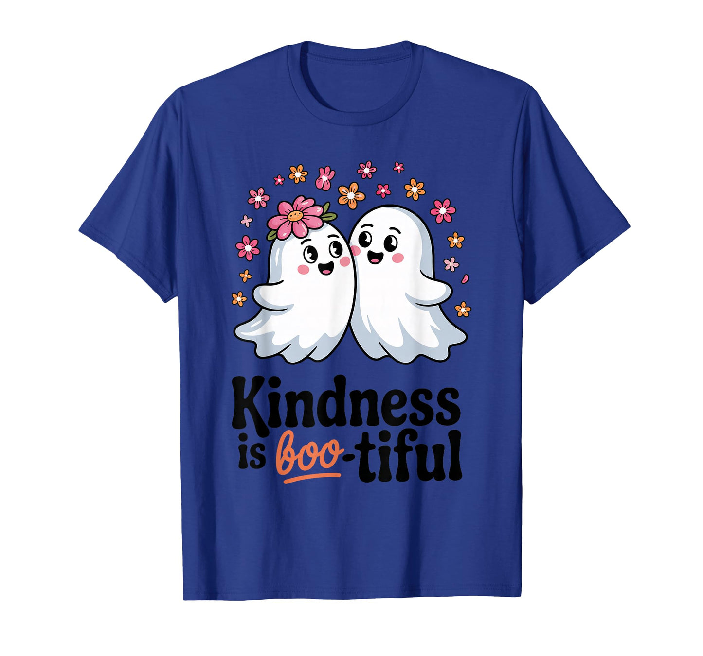 Kindness is Boo-Tiful Cute Halloween Ghost for Toddler Kids T-Shirt