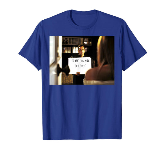 Love Actually To Me You Are Perfect Movie Frame T-Shirt