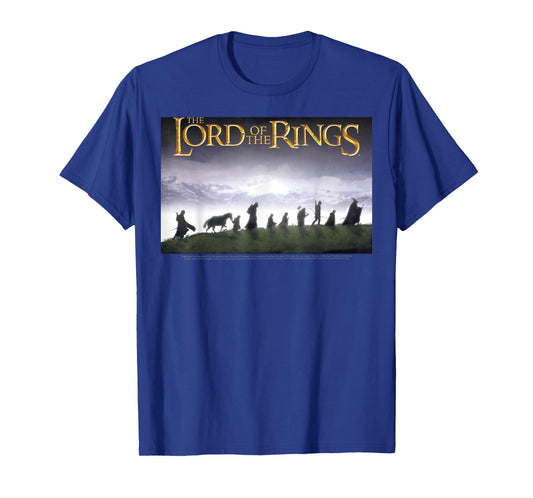 The Lord of The Rings Fellowship Poster T-Shirt