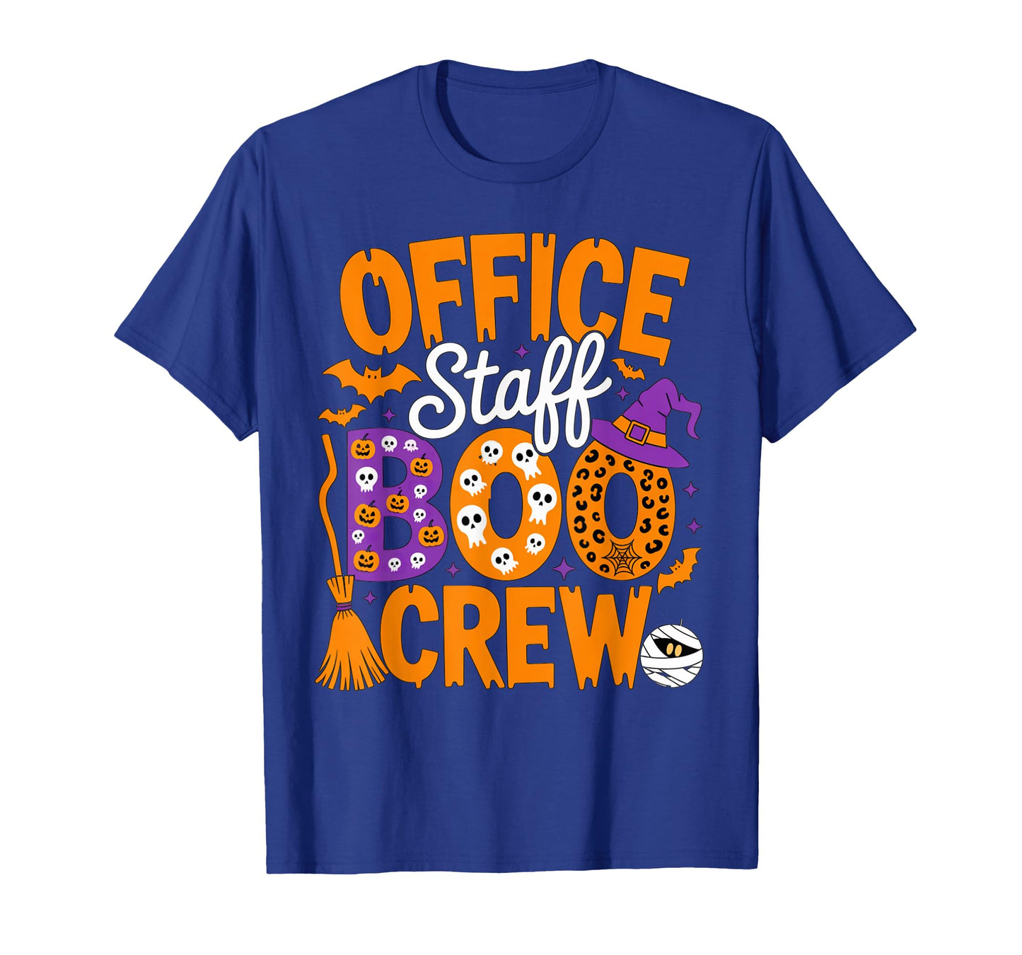 Office Staff Boo Crew Matching Funny Halloween Group Costume T-Shirt