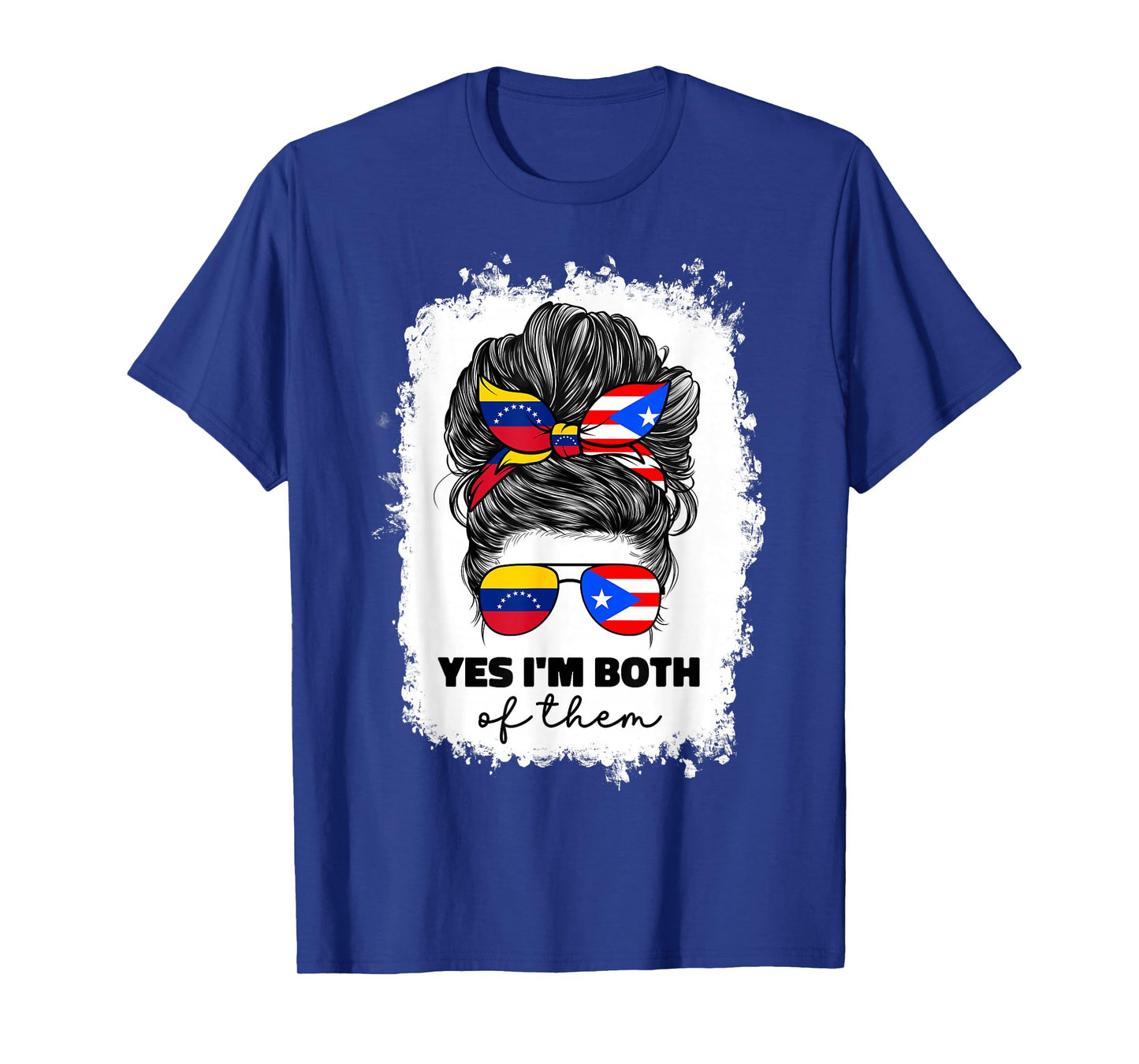 Venezuelan And Puerto Rican Rico Venezuela Flag Girl Women T-Shirt