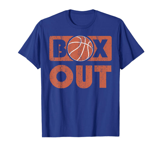 Box Out Basketbal Rebound Rebounding Baller Coaching Sport T-Shirt