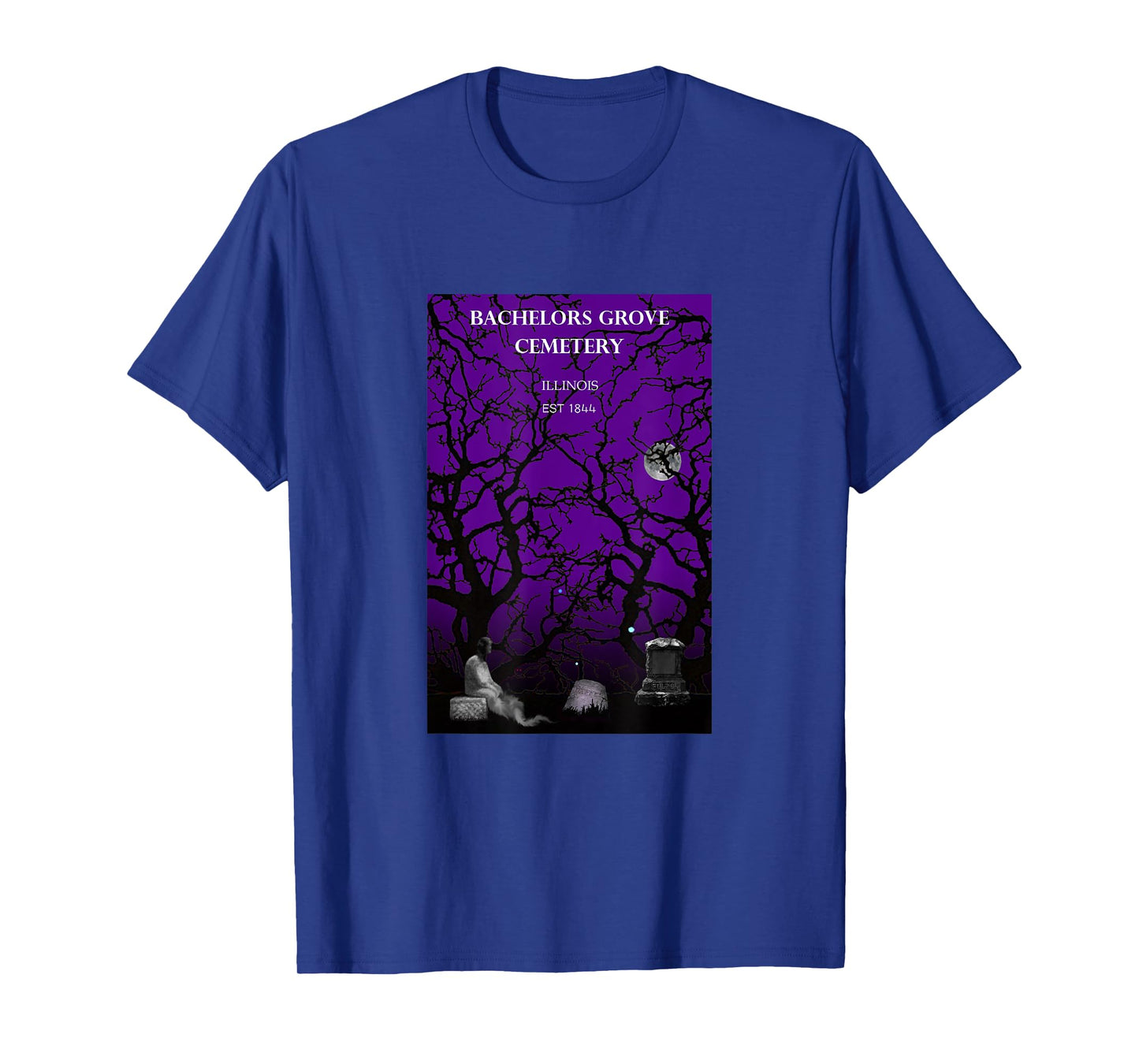 Ghosts of Bachelor's Grove Cemetary: Haunting Halloween T-Shirt