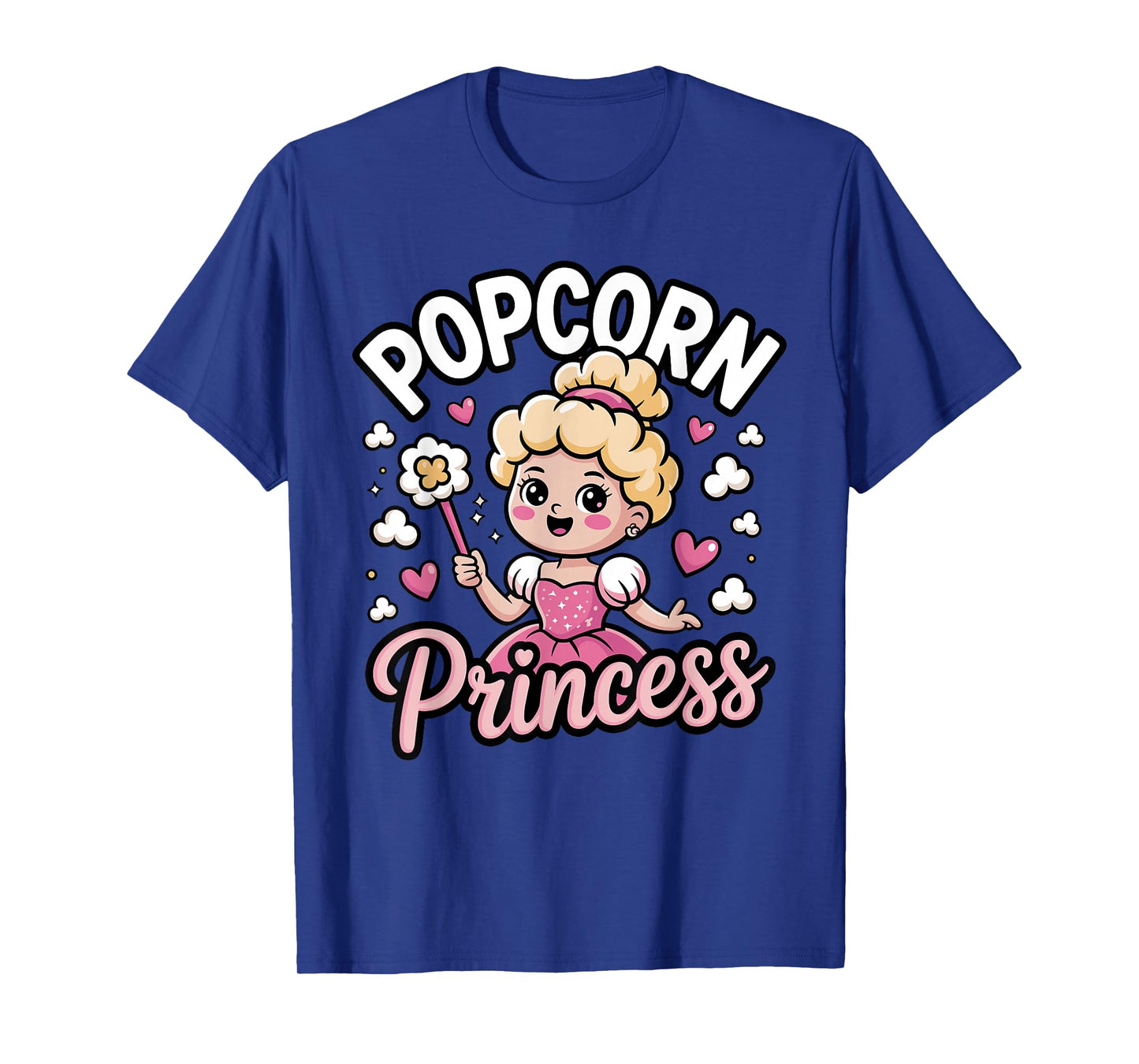 Funny Popcorn Art for Women Girls Kid Pop Corn Popcorn Lover T-Shirt